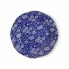 Burleigh Pottery Blue Calico Plate 19cm/7.5" Seconds
