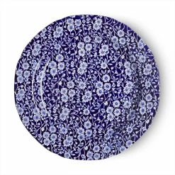 Burleigh Pottery Tableware Blue Calico Plate 26.5cm/10.5"