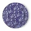 Burleigh Pottery Blue Calico Plate 26.5cm/10.5" Seconds