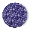 Burleigh Pottery Blue Calico Plate Cake Plate 28cm/11" Collections