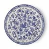 Burleigh Pottery Tableware Blue Regal Peacock Plate 25cm/10"