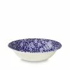 Burleigh Pottery Tableware Blue Calico Pudding / Soup Bowl 20.5cm/8"