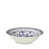 Burleigh Pottery Offers Blue Regal Peacock Pudding / Soup Bowl 20.5cm/8" Seconds
