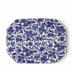 Burleigh Pottery Blue Arden Rectangular Platter 25cm/10"