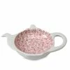 Burleigh Pottery Discontinued Rose Pink Felicity Mini Teapot Tray