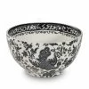 Burleigh Pottery Offers Black Regal Peacock Sugar Bowl 9.5cm/4" Seconds