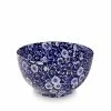 Burleigh Pottery Offers Blue Calico Mini Footed Bowl 12cm/5" Seconds
