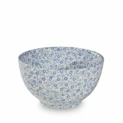 Burleigh Pottery Bowls Blue Felicity Mini Footed Bowl 12cm/5"