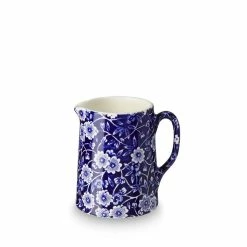 Burleigh Pottery Blue Calico Mini Tankard Jug 160ml/ 0.25pt