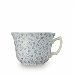 Burleigh Pottery Blue Felicity Teacup 187ml/0.33pt Tableware