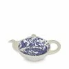 Burleigh Pottery Blue Regal Peacock Mini Teapot Tray